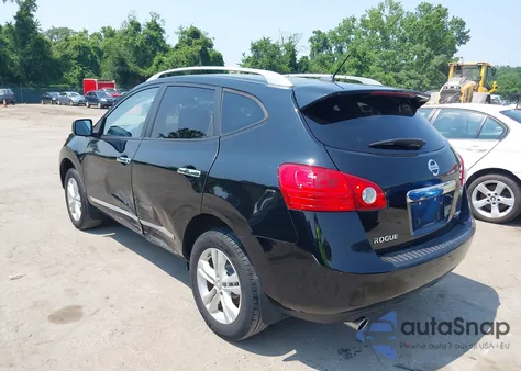 2013 Nissan Rogue Sv из США, поврежденный, VIN JN8AS5MV8DW601584